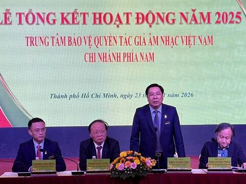 Trung tâm Bảo vệ quyền tác giả thu hơn 424 tỉ đồng năm 2025, nhạc sĩ nhận tiền cao nhất hơn 4 tỉ